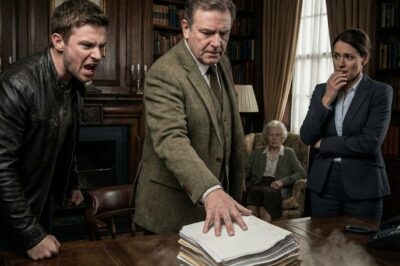 I gifted my parents a $425,000 seaside mansion for their 50th anniversary. When I arrived, my mother was crying and my father trembling — my sister’s family had taken over. Her husband stepped toward my dad, pointed to the door, and yelled, “This is my house, get out!” My sister laughed… until I walked in, and silence fell.