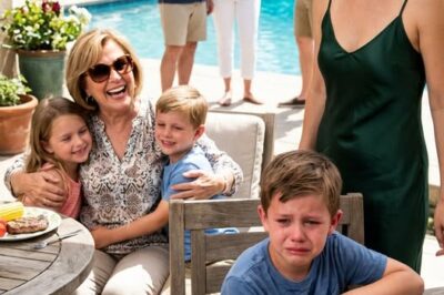 During a family cookout, my sister’s child was served a thick, perfect T-bone steak—while my son got a burnt slab of fat. My mother laughed, “That’s more than enough for a child like him.” My sister smirked, “Even a dog eats better.” My son lowered his eyes and whispered, “Mom, I’m happy with this meat.” An hour later, when I realized what he meant… my hands started shaking.