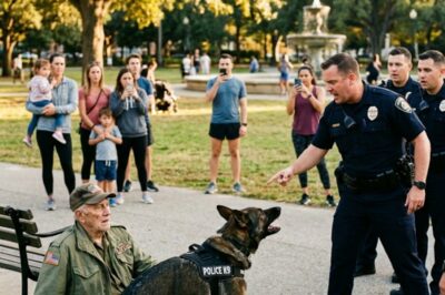 A POLICE DOG WAS ORDERED TO ATTACK AN OLD MAN—BUT WHAT IT DID INSTEAD FROZE THE ENTIRE SCENE