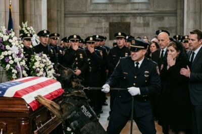 POLICE DOG WOULDN’T STOP BARKING AT HIS HANDLER’S COFFIN — THEN THE UNTHINKABLE HAPPENED