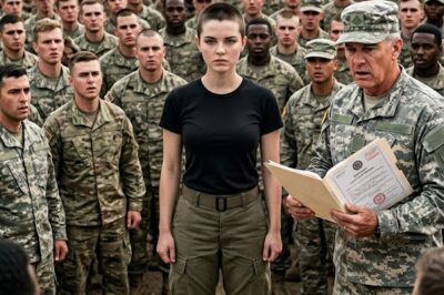 THEY SHAVED THE HEAD OF THE QUIET NEWCOMER IN FRONT OF THE ENTIRE CAMP TO TEACH HER A LESSON THAT SHE WAS NOBODY — THEN THE COLONEL OPENED A SECRET FILE AND DISCOVERED SHE WAS THE ONE SENT TO JUDGE EACH OF THEM.