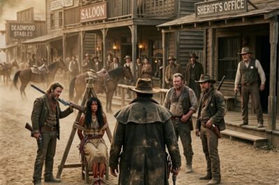 DEADWOOD’S MOST FEARED OUTLAWS MOCKED THE NAMELESS GUNSLINGER — UNTIL HE SAID, “RELEASE HER”