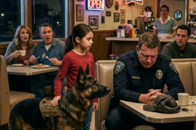 A LITTLE GIRL MADE AN IMPOSSIBLE PROMISE TO A HEARTBROKEN OFFICER — THEN HER DOG PROVED EVERYONE WRONG