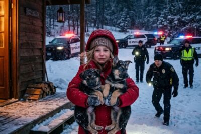 SHE THOUGHT SHE WAS SAVING TWO STRAY DOGS — UNTIL POLICE SHOWED UP AT HER HOUSE THE NEXT MORNING