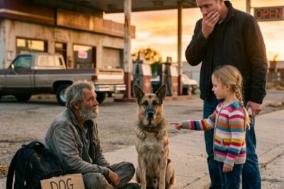 SHE ASKED FOR THE RETIRED POLICE DOG — THEN HER DAD RECOGNIZED HIM AND FROZE