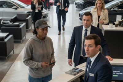 THEY LOOKED AT HER HOODIE, HER OLD SNEAKERS, AND DECIDED SHE DIDN’T BELONG. THEN SHE SAID FIVE WORDS THAT STOPPED THE ENTIRE SHOWROOM COLD. “IT’S NAOMI ELLISON. I’M THE OWNER.”