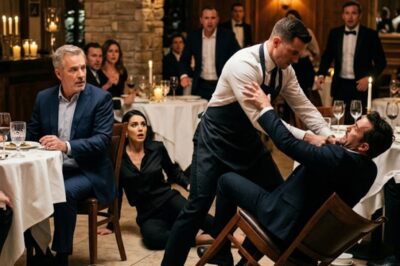 They Came to Kill a CEO in Broad Daylight — But the Single Dad Clearing Tables Destroyed Their Plan