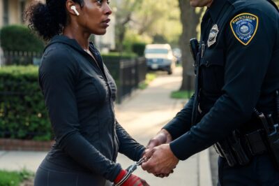 SHE HANDCUFFED A BLACK WOMAN FOR JOGGING IN HER OWN NEIGHBORHOOD… THEN LEARNED SHE HAD JUST ARRESTED THE CHIEF OF POLICE