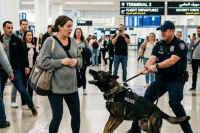 THE POLICE DOG KEPT BARKING AT THE PREGNANT WOMAN — WHAT OFFICERS DISCOVERED MOMENTS LATER WAS HORRIFYING