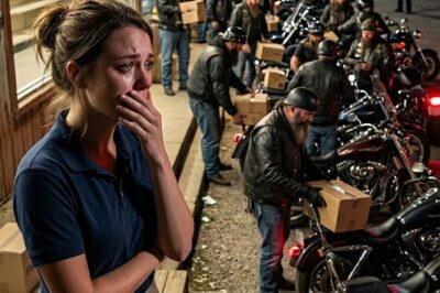 I CALLED THE COPS ON 30 MASSIVE BIKERS COMPLETELY EMPTYING A SMALL-TOWN STORE AT 3 AM, ONLY TO DISCOVER A HEARTBREAKING SECRET THAT MADE ME QUIT MY JOB.