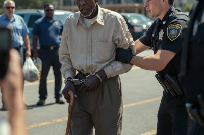 HE ONLY HAD A CANE. THEY TREATED HIM LIKE A CRIME.