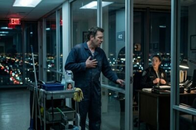 A Single Dad Janitor Accidentally Saw the Female Cop Changing — What She Said Next Shocked Him!