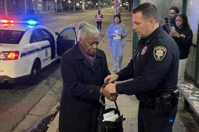 THEY HANDCUFFED A 74-YEAR-OLD WOMAN AT A BUS STOP  THEY THOUGHT SHE WAS POWERLESS  THEY DIDN’T KNOW SHE WAS ABOUT TO BRING DOWN AN ENTIRE PRECINCT
