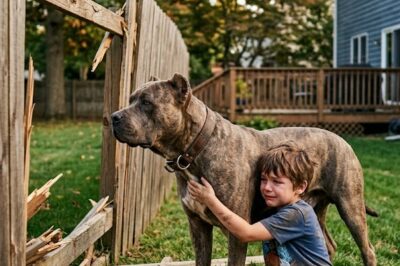The Neighborhood Monster Dog Broke Through My Fence To Save My Son’s Life