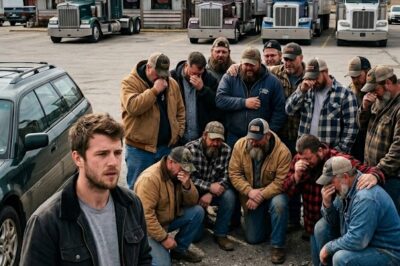 I LAUGHED AT A DOZEN GIANT TRUCKERS CRYING OVER A BURNED PIECE OF PLASTIC IN A DINER PARKING LOT, UNTIL I FOUND OUT EXACTLY WHO THEY WERE MOURNING.