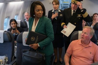 HE TOLD A BLACK WOMAN IN FIRST CLASS, “YOU DON’T BELONG HERE.”