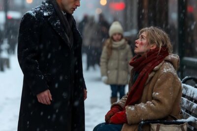 HE WAS ON HIS WAY TO DINNER WITH HIS DAUGHTER WHEN SHE SAW A WOMAN FREEZING ON A PARK BENCH… AND ONE SMALL QUESTION CHANGED THREE LIVES FOREVER