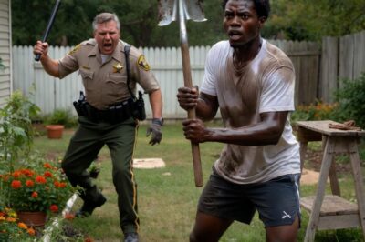 “GET YOUR FILTHY HANDS OFF MY GARDEN.” A DEPUTY STEPPED ON AN OLD MAN’S FLOWERS—THEN HIS GRANDSON PICKED UP THE SHOVEL