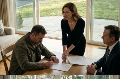 “Sign it and leave, you beggar.” Humiliated during the divorce—Then three black luxury cars rolled into the yard, bringing the entire room to a sudden silence.