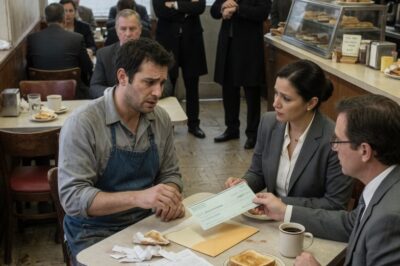 THE WOMAN EVERYONE CALLED A GHOST… UNTIL FOUR MEN IN BLACK SUITS WALKED INTO THE CAFE AND ASKED FOR THE ONLY MAN WHO HAD EVER BEEN KIND TO HER