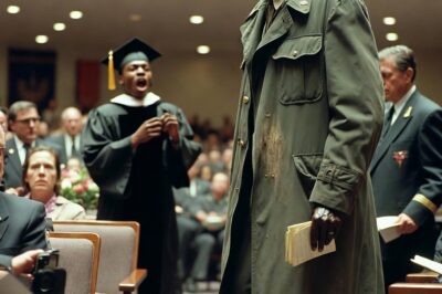 THEY TOLD A BLACK VETERAN FATHER TO STAND IN THE BACK AT HIS SON’S GRADUATION—THEN SIX MEN ROSE AND THE ENTIRE ROOM FROZE