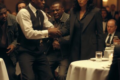 HE STOOD BETWEEN A BILLIONAIRE AND FOUR BROKEN MEN. WHAT HAPPENED IN THAT MANHATTAN RESTAURANT CHANGED EVERYONE IN THE ROOM. AND THE QUIET WAITER NO ONE NOTICED TURNED OUT TO BE THE ONLY MAN WHO COULD STOP A DISASTER.