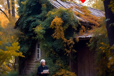 Her Late Husband Left Her a Hut Covered in Vines — When She Entered, She Burst Into Tears!