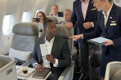 THEY KICKED HIM OUT OF FIRST CLASS FOR “SOMEONE WHO MATTERS”…  THEN THEY FOUND OUT HE OWNED THE AIRLINE