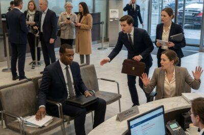 HE WAITED IN SILENCE FOR 3 HOURS WHILE A BANK MANAGER HUMILIATED HIM IN PUBLIC… THEN THE ENTIRE LOBBY LEARNED WHO HE REALLY WAS