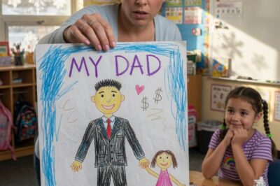 Her Secret Daughter Drew a Picture of Her Dad at School — The Teacher Recognized the Billionaire CEO