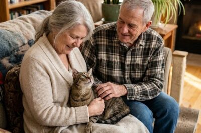 We Fostered a “Dying” Senior Cat Then Love Turned His Life Back On