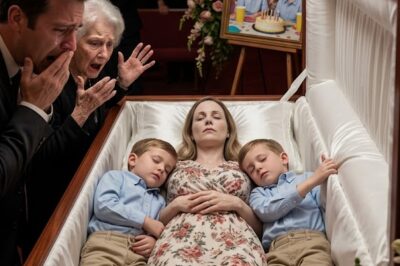 A MOM AND HER TWIN SONS DROPPED DEAD AT A BIRTHDAY PARTY… BUT HOURS LATER, SOMETHING MOVED INSIDE THEIR COFFIN