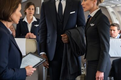 HE SERVED A BLACK MAN MOLDY FOOD IN FIRST CLASS. HE DID NOT KNOW THE MAN OWNED THE AIRLINE.