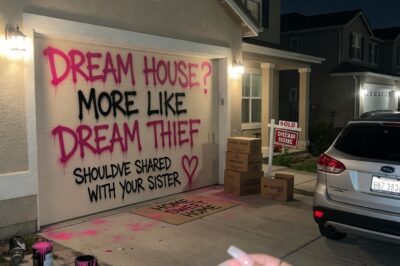 My Sister Couldn’t Handle Me Buying My Dream House, So She Spray-Painted My…