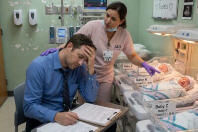 After Triplets’ Birth, He Signed the Divorce — Then the Delivery Nurse Asked: “Are You the Father?”