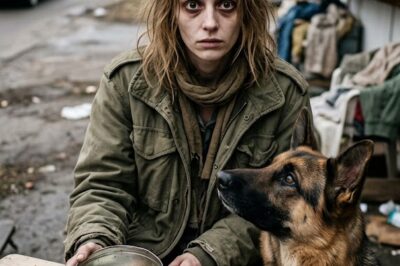 She Was Selling Her German Shepherd for Coins to Save Her Dying Mom — But Her Eyes Revealed Something Far More Terrifying