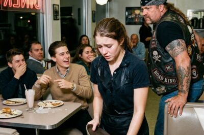 He Humiliated a Poor Waitress in Public — Then a Hells Angel Walked Over… and Nobody Expected What Happened Next