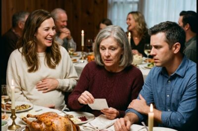 MY SON HANDED ME A SECRET NOTE AT THANKSGIVING — WHAT IT SAID MADE MY BLOOD RUN COLD