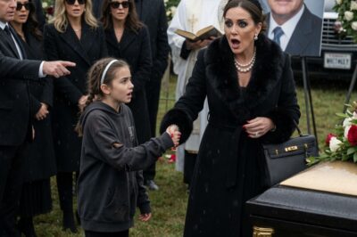 Billionaire’s Wife Is Shocked When a Poor Girl Pulls Her Away From Her Husband’s Burial…But 1 Minute