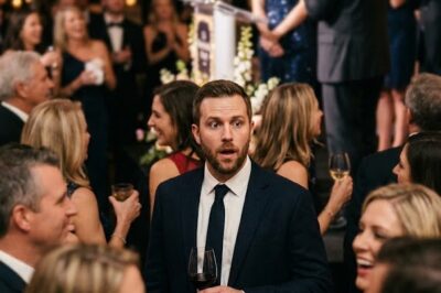 At my wife’s promotion party, her boss said, “She succeeded despite her husband being…”