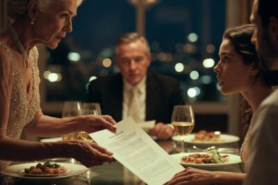 Her fiancé’s parents insisted she sign a prenup,but when she inherited $22 million, they…