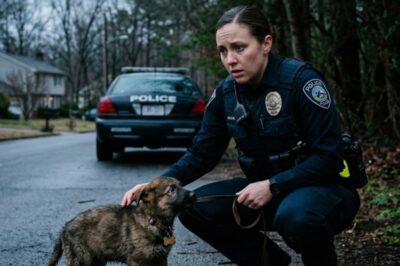 A PUPPY WOULDN’T STOP FOLLOWING THIS COP — WHEN HE LEARNED WHY, HE BURST INTO TEARS