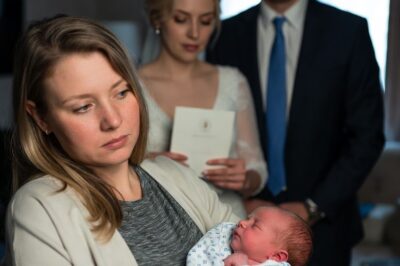 6 Months Post-Divorce, My Ex And His Fiancée Came To Invite Me. When He Saw Me Holding The Baby He…