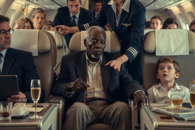 THEY THREW AN OLD BLACK MAN OUT OF FIRST CLASS IN FRONT OF EVERYONE. THEN THE CAPTAIN ANNOUNCED WHO REALLY OWNED THE AIRLINE.