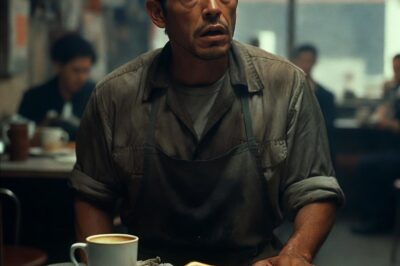 THE HOMELESS WOMAN EVERYONE MOCKED WALKED INTO HIS CAFE WITH POCKET CHANGE… THEN MEN IN BLACK SUITS CAME ASKING FOR HIM