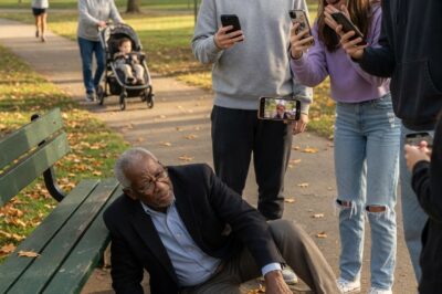 THEY LAUGHED AT AN ELDERLY BLACK MAN IN THE PARK…