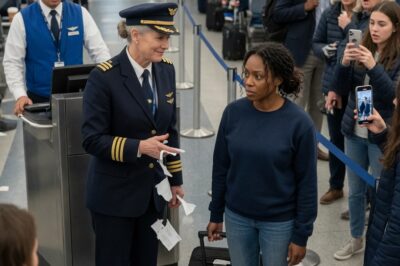 SHE TORE UP A BLACK WOMAN’S FIRST-CLASS TICKET AT THE GATE…  …WITHOUT KNOWING THE WOMAN OWNED THE AIRLINE.