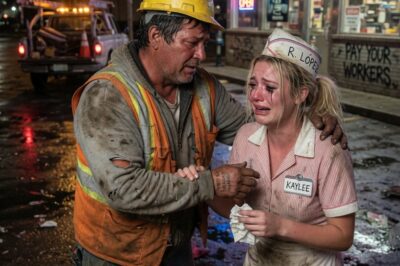 Poor Construction Worker Saved A Crying Waitress, One Day, 5 SUVs Pulled Up To His House