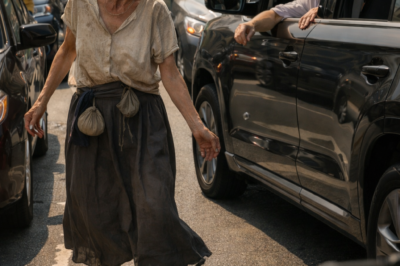 Old Woman Danced on Traffic Signal for Money Until a Stranger Said “COME WITH ME”!