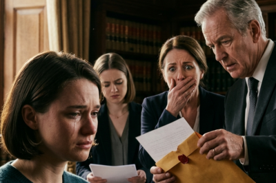 SHE GOT $30,000,000… AND I GOT NOTHING. Then the Lawyer Opened a Sealed Letter With My Name on It—And My Mom Started Screaming.